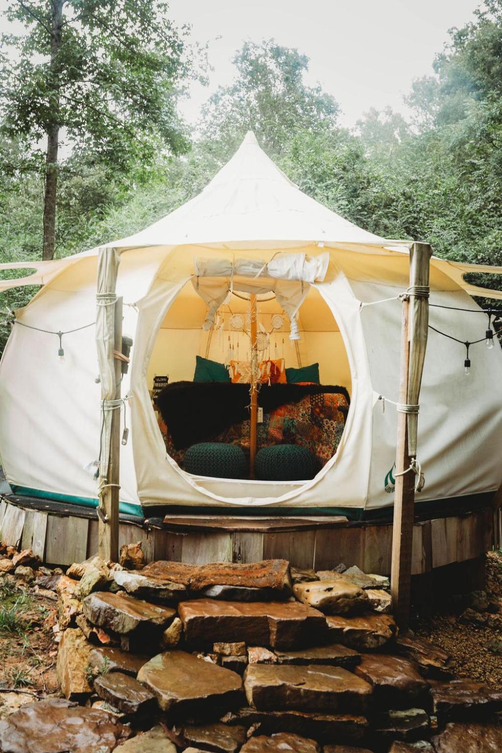 The Aries-A Stargazing, Luxury Glamping Tent Rogersville Exteriér fotografie